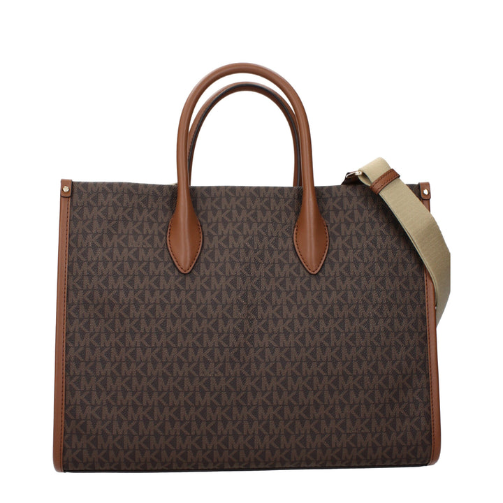 Michael Kors Brown Fabric Handbag