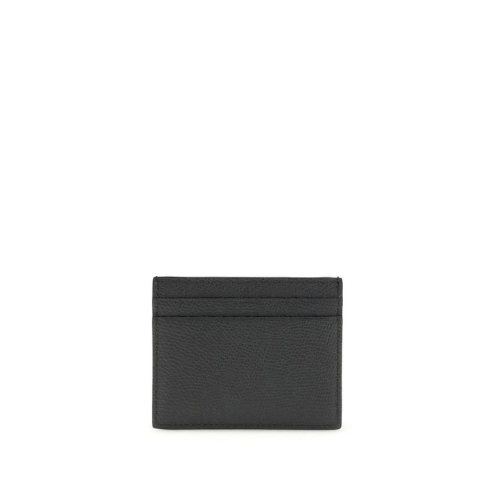 Valentino Garavani Black Calf Leather Bos Taurus Wallet
