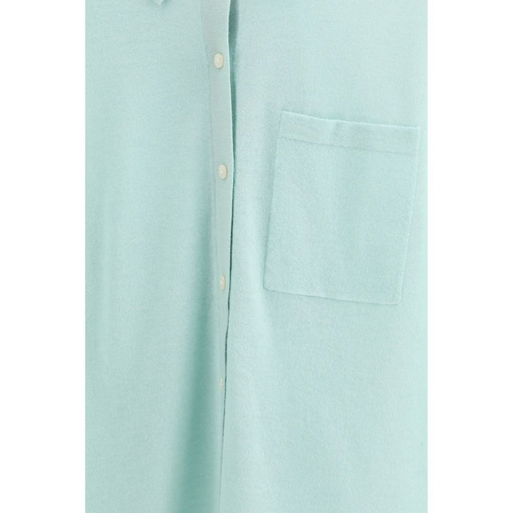 Guest in Residence Blue Cashmere Dress Shirt