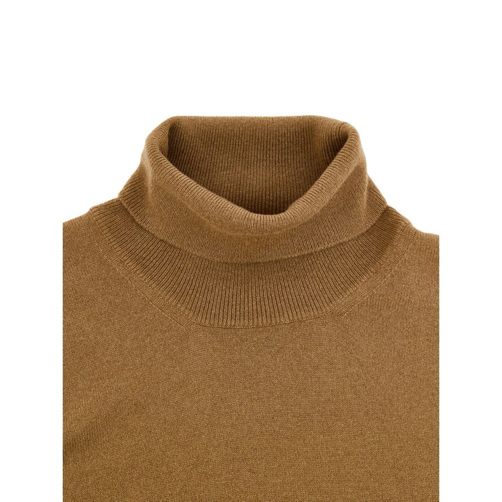 Gran Sasso Brown Wool Turtleneck
