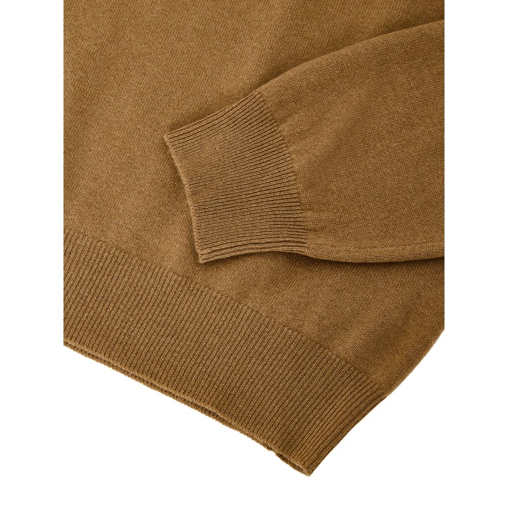 Gran Sasso Brown Wool Turtleneck