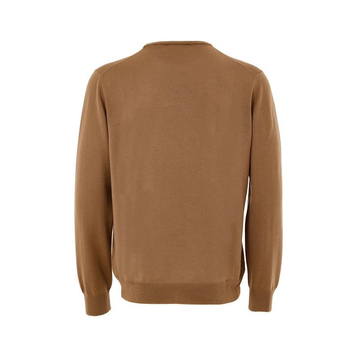 Gran Sasso Brown Wool Sweatshirt