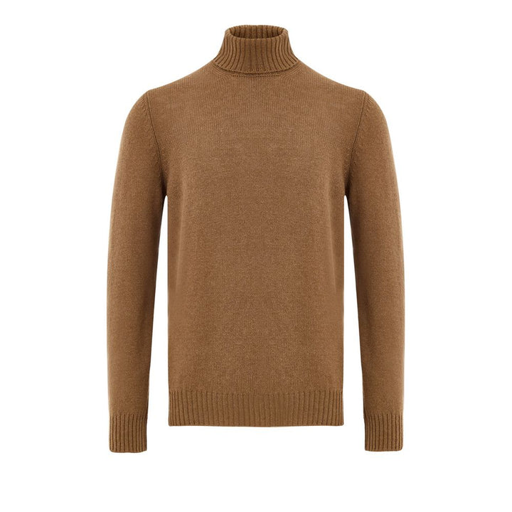 Gran Sasso Brown Wool Turtleneck