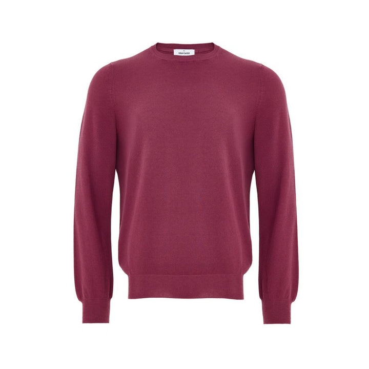 Gran Sasso Purple Cotton Sweatshirt