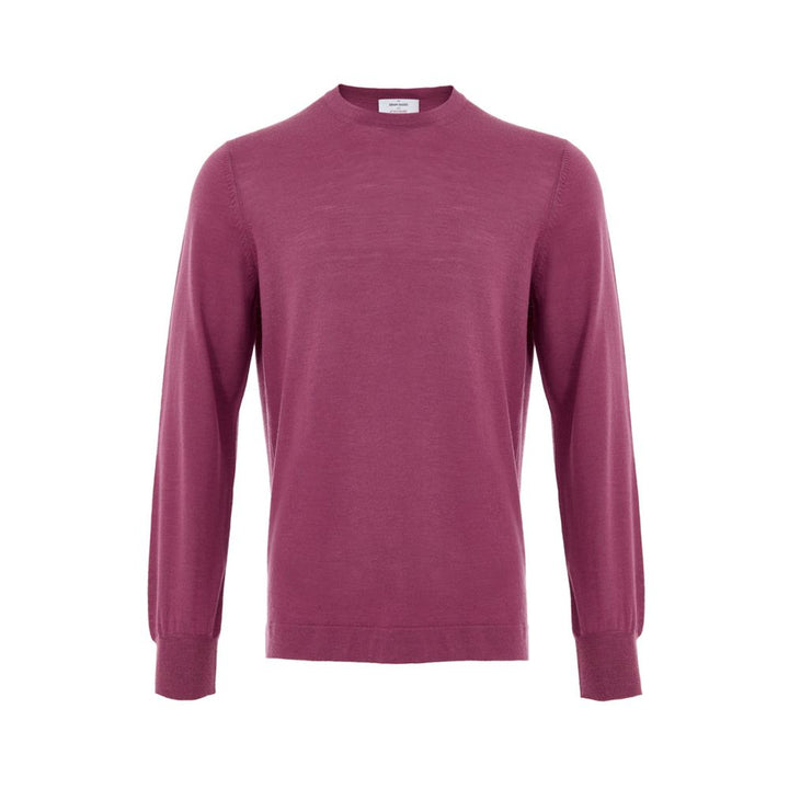 Gran Sasso Purple Wool Sweatshirt