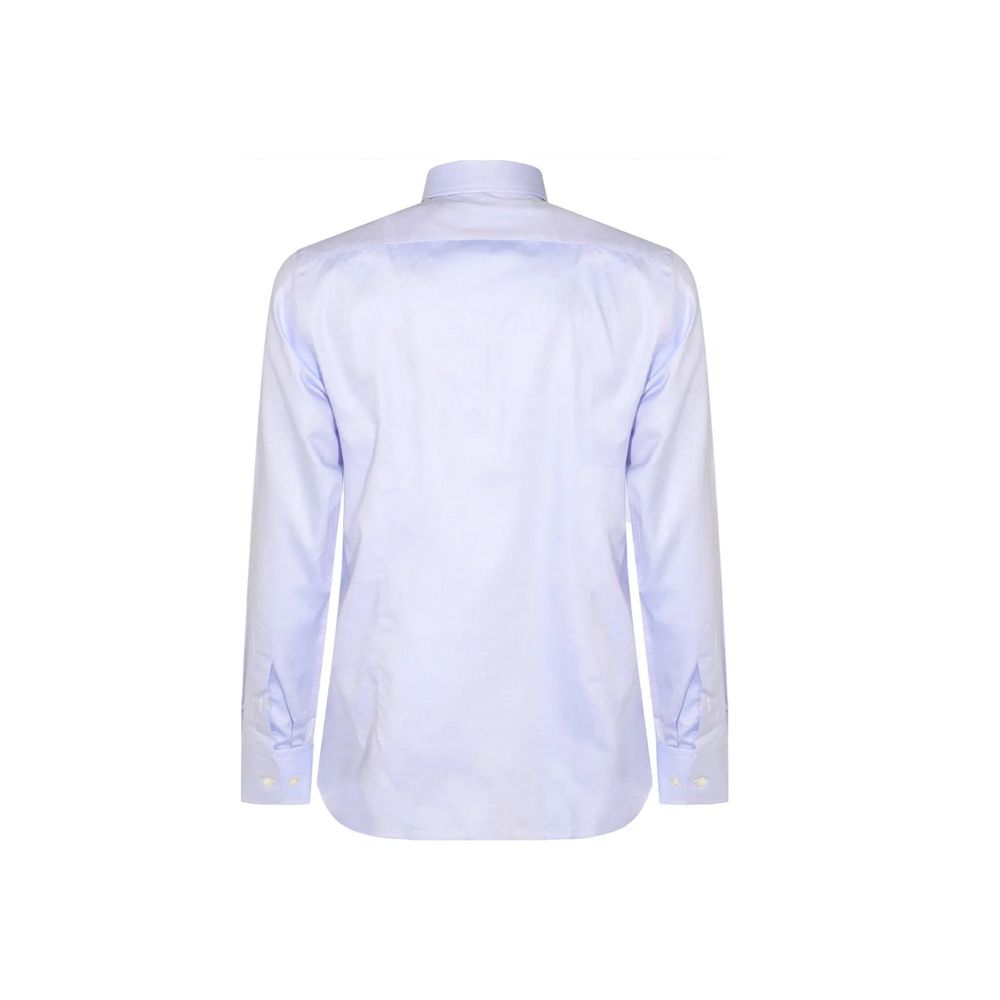 Etro Blue Cotton Dress Shirt