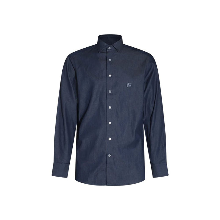 Etro Blue Denim Shirt