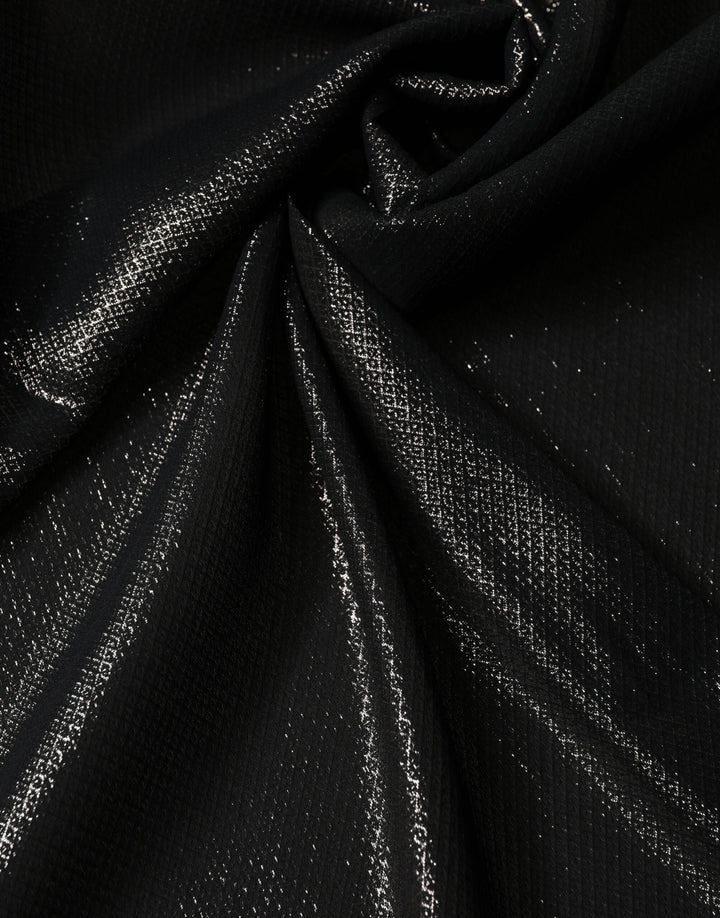 Dolce & Gabbana Black Silk Square Wrap Shawl Foulard 122cm x 120cm  Scarf