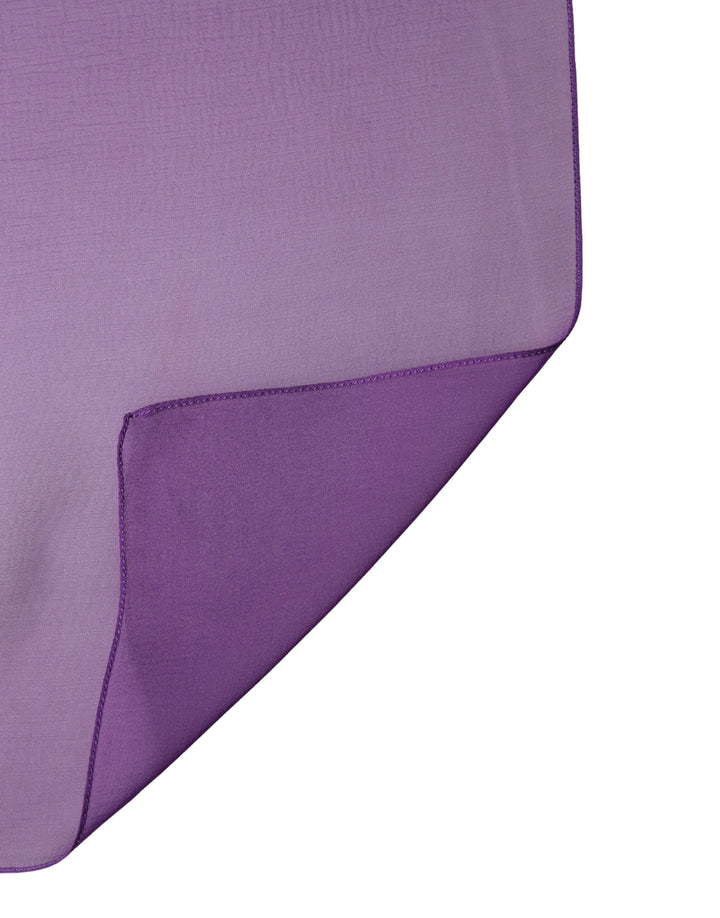 Dolce & Gabbana Purple Silk Neck Wrap Shawl Foulard 134cm x 131cm  Scarf