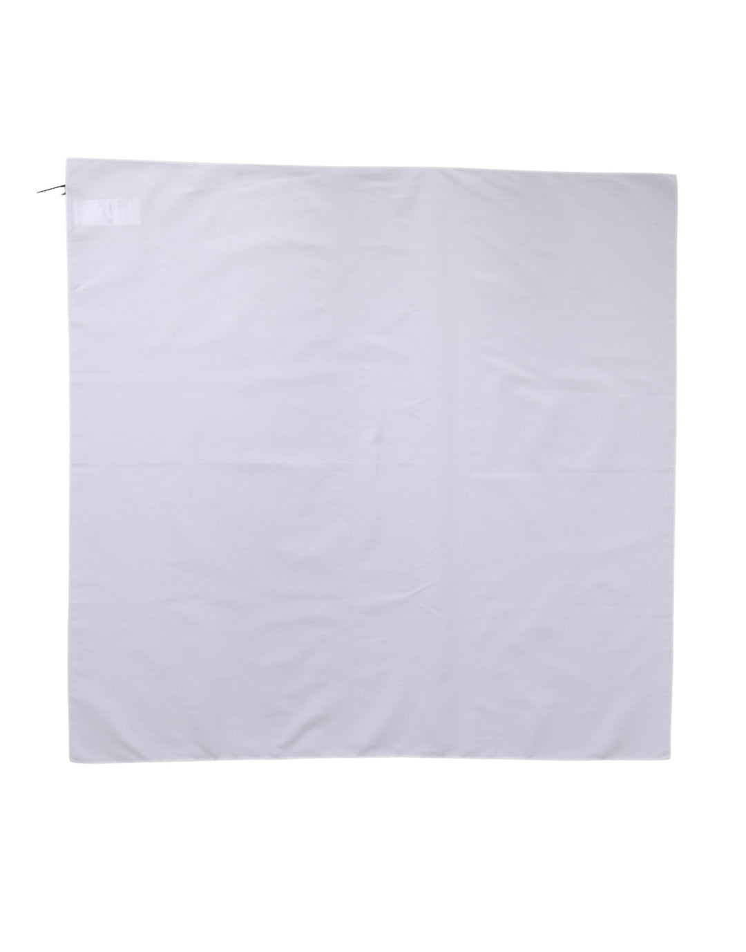 Dolce & Gabbana White Cotton Wrap Square Shawl Stole 71cm x 70cm  Scarf