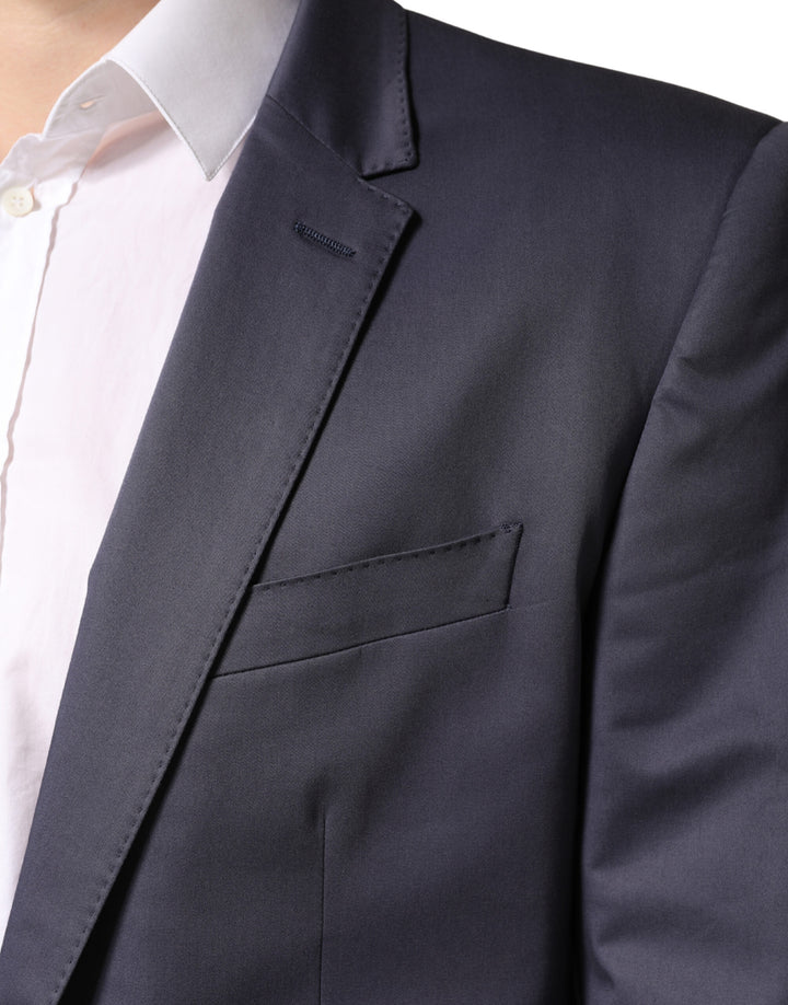 Dolce & Gabbana Blue Single Breasted MARTINI 2 Piece Suit