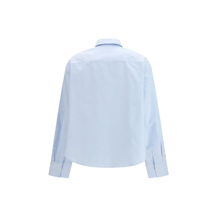Ami Paris Blue Cotton Dress Shirt