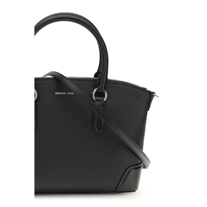Michael Kors Black Calf Leather Bos Taurus Shoulder Bag