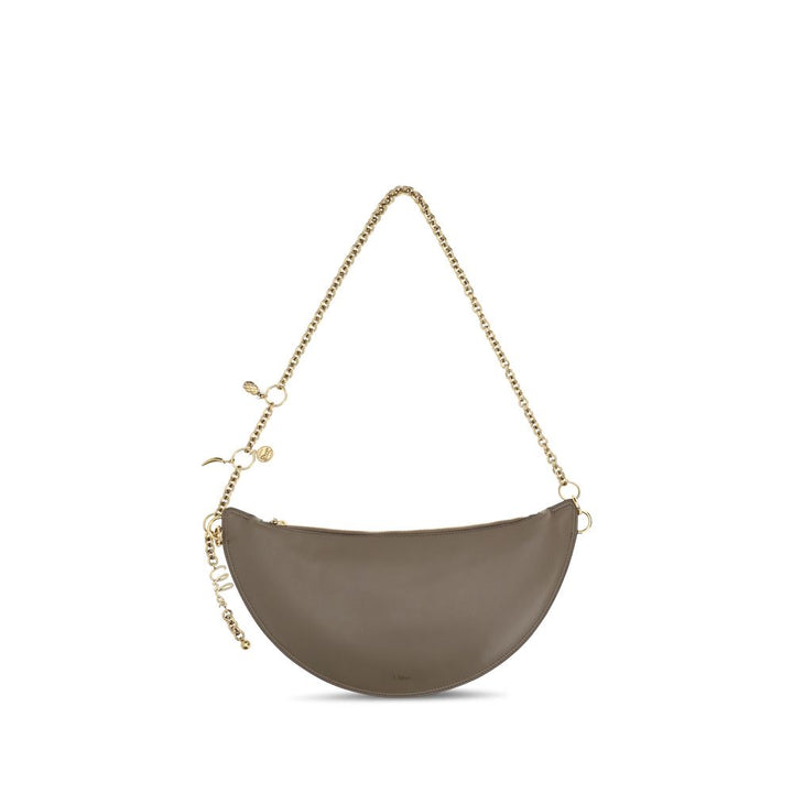 Chloé Gray Calf Leather Bos Taurus Shoulder Bag