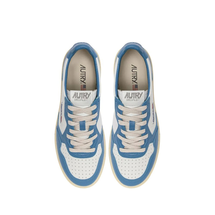 Autry Blue Leather Sneakers