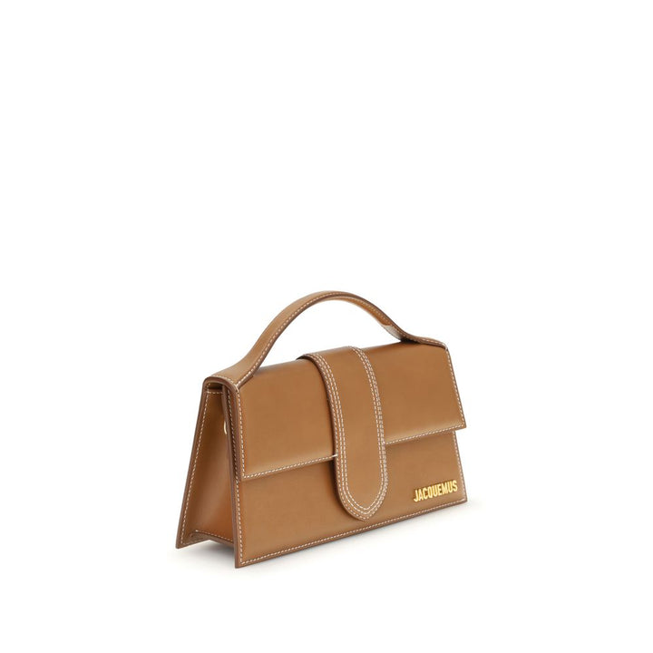 Jacquemus Brown Calf Leather Bos Taurus Handbag