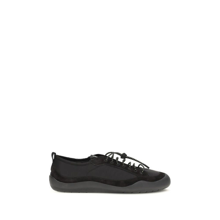 Prada Black Calf Leather Bos Taurus Athletic Sneakers
