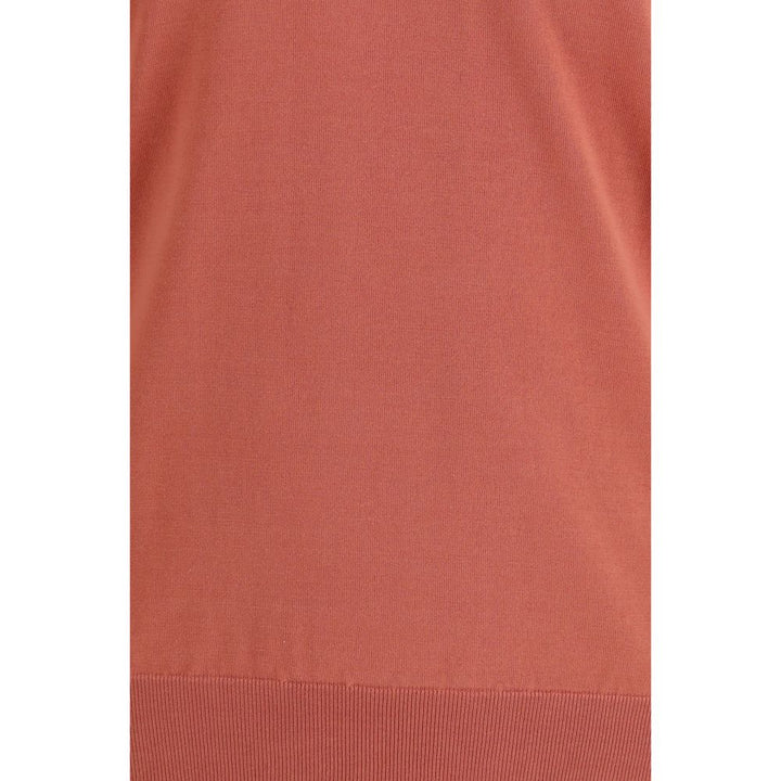 Brunello Cucinelli Orange Cotton Sweatshirt