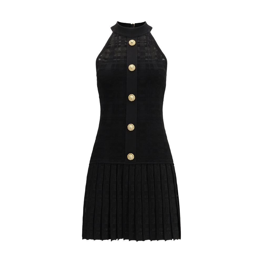 balmain dress black Viscose Cocktail Crafted from a flattering MANGO Asymmetrical Pleated Dress Size (US):7.5 Print:American Sweetheart Covers Multi