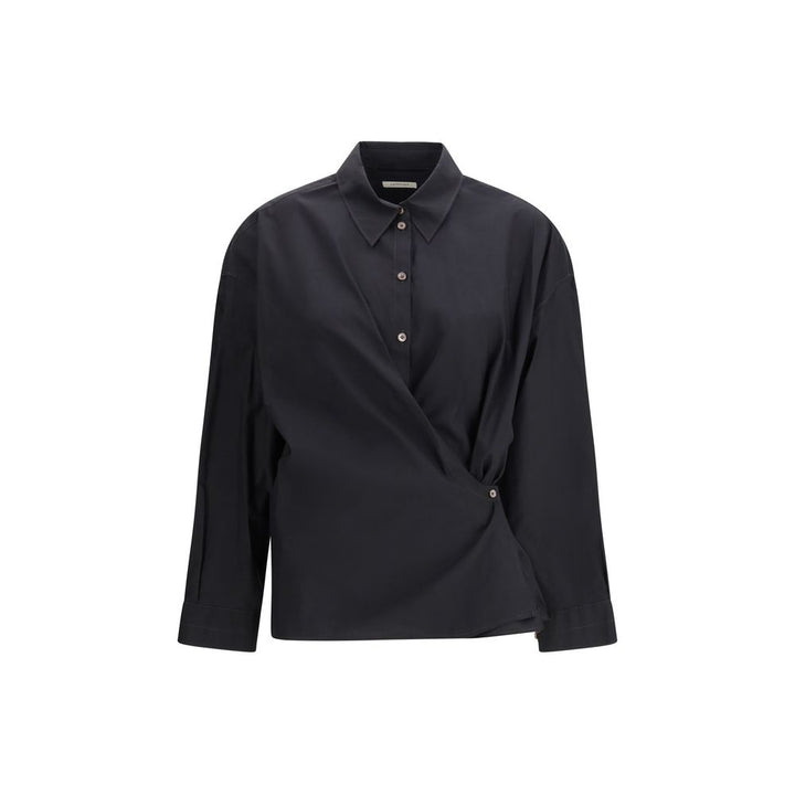 Lemaire Black Cotton Dress Shirt