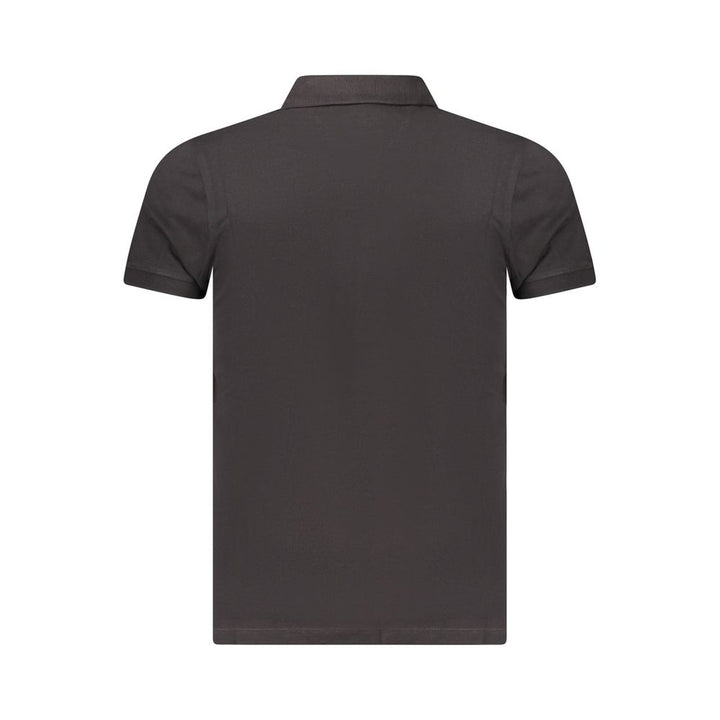 Tommy Hilfiger Black Cotton Men's Polo Shirt