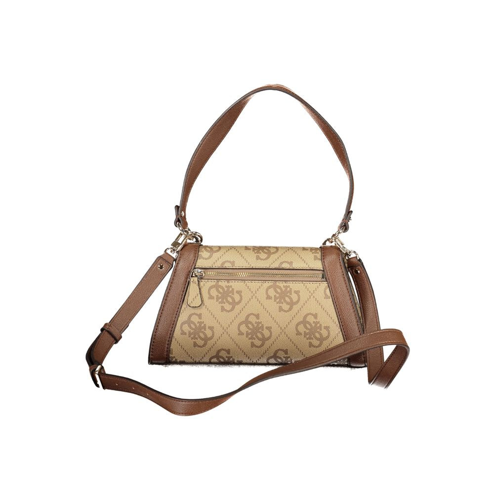 Guess Jeans Marrone Poliuretano Women Handbag