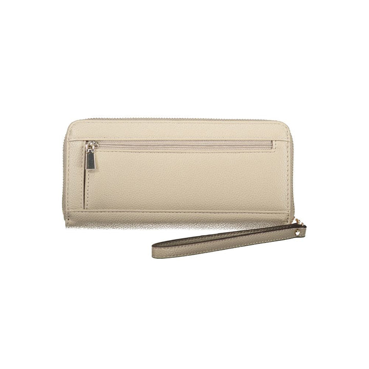 Guess Jeans Beige Polyurethane Women Wallet