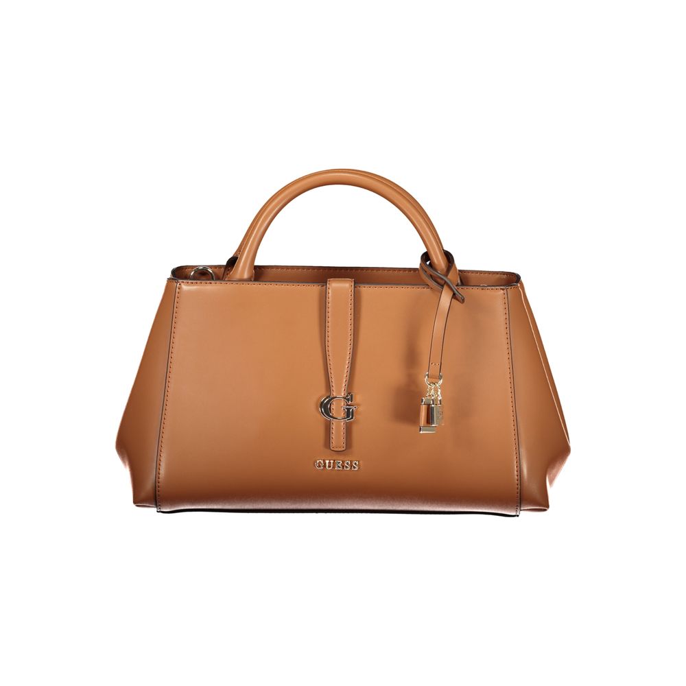Guess Jeans Marrone Poliuretano Women Handbag