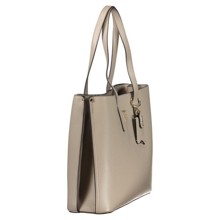 Guess Jeans Grigio Poliuretano Women's Handbag