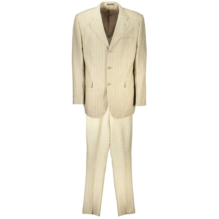 VERRI MILANO Beige Polyester Mens Suit Jacket