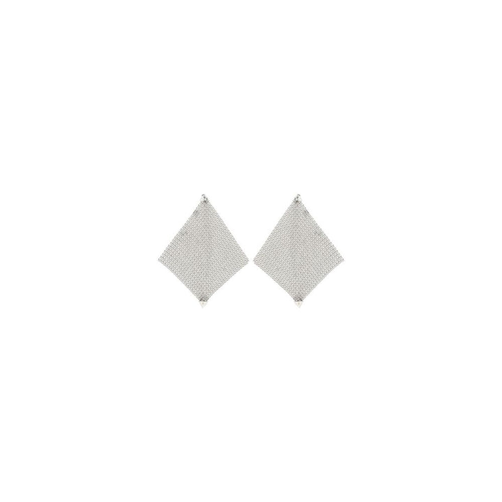 Rabanne Silver Brass Earrings