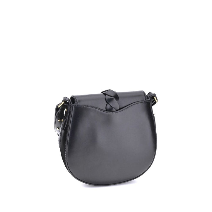 Isabel Marant Black Calf Leather Bos Taurus Shoulder Bag