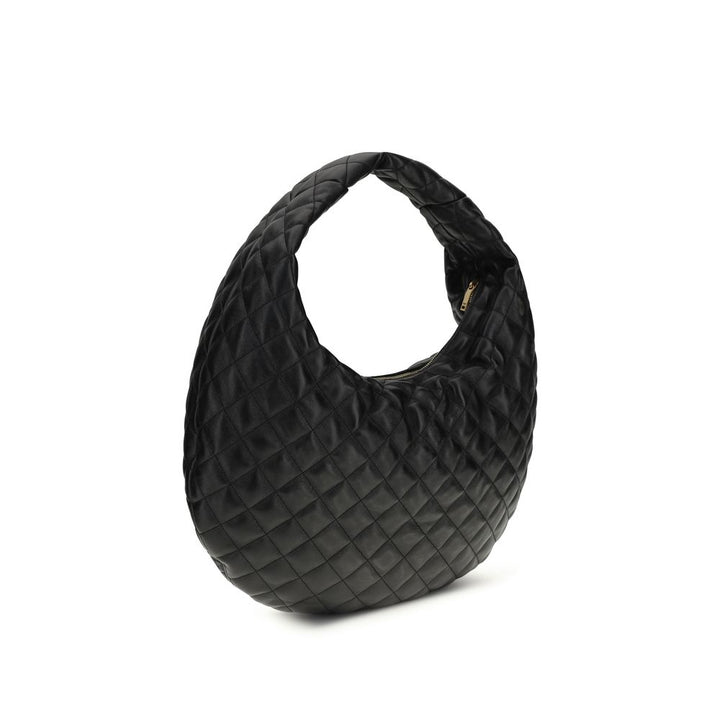 Saint Laurent Black Lamb Ovis Aries Aries Shoulder Bag
