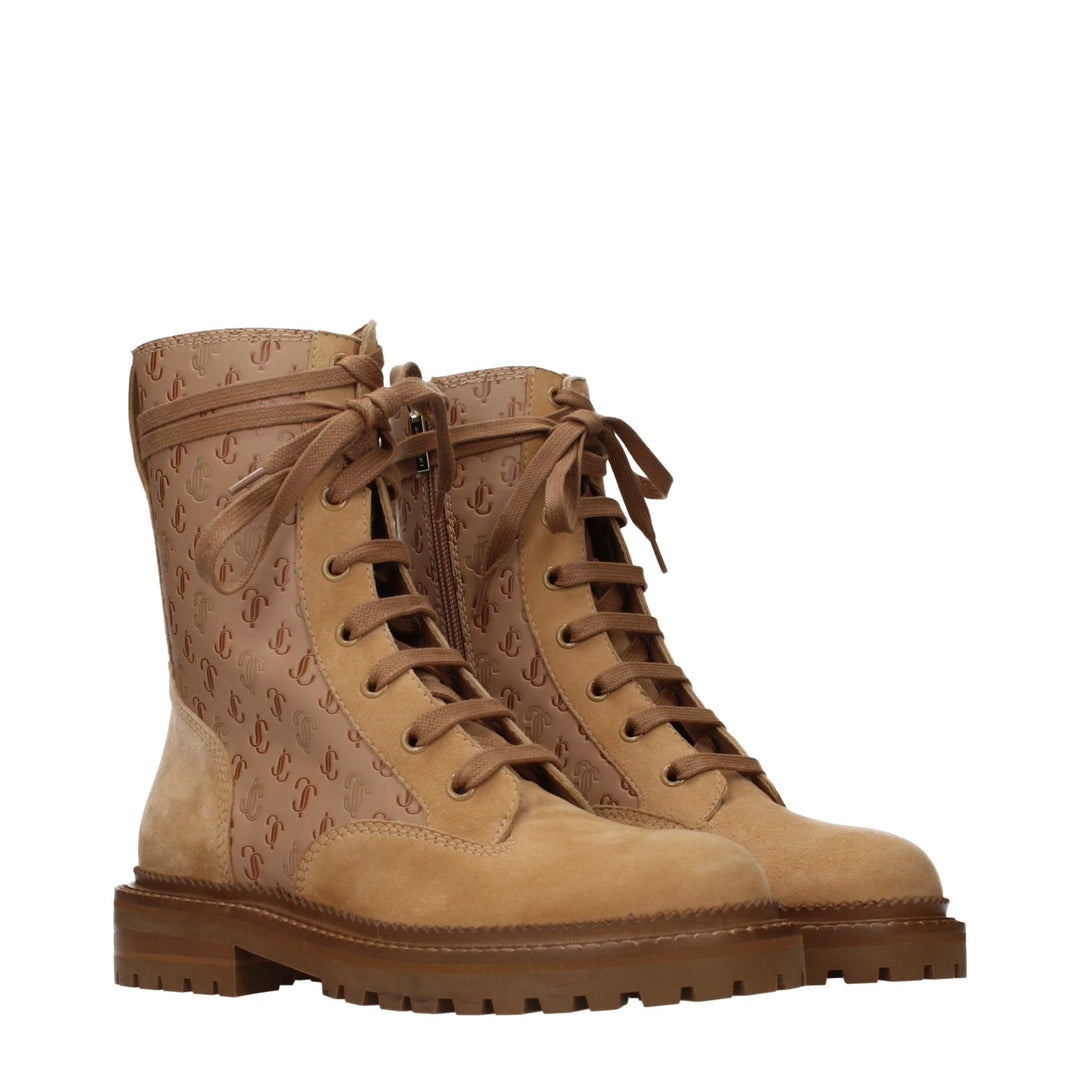 Jimmy Choo Brown Leather Ankle Boots
