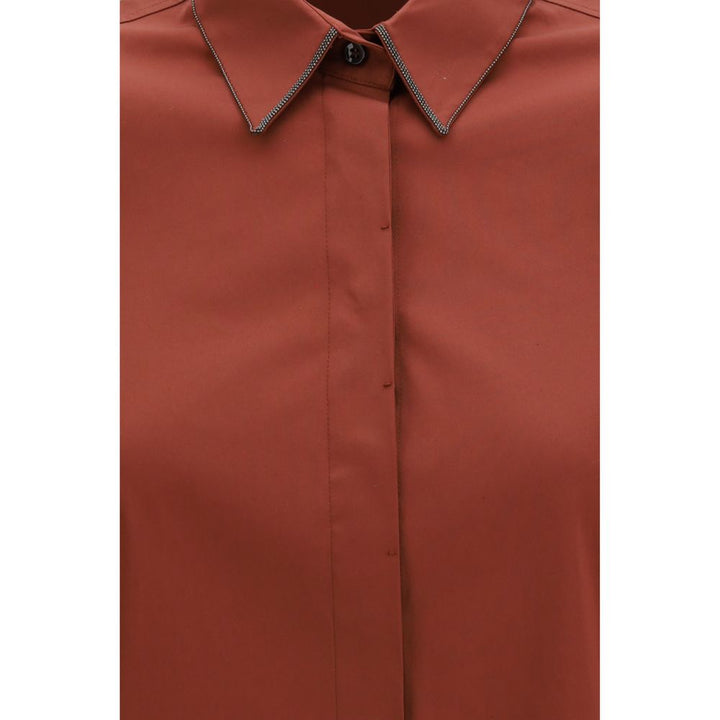 Brunello Cucinelli Multicolor Cotton Dress Shirt