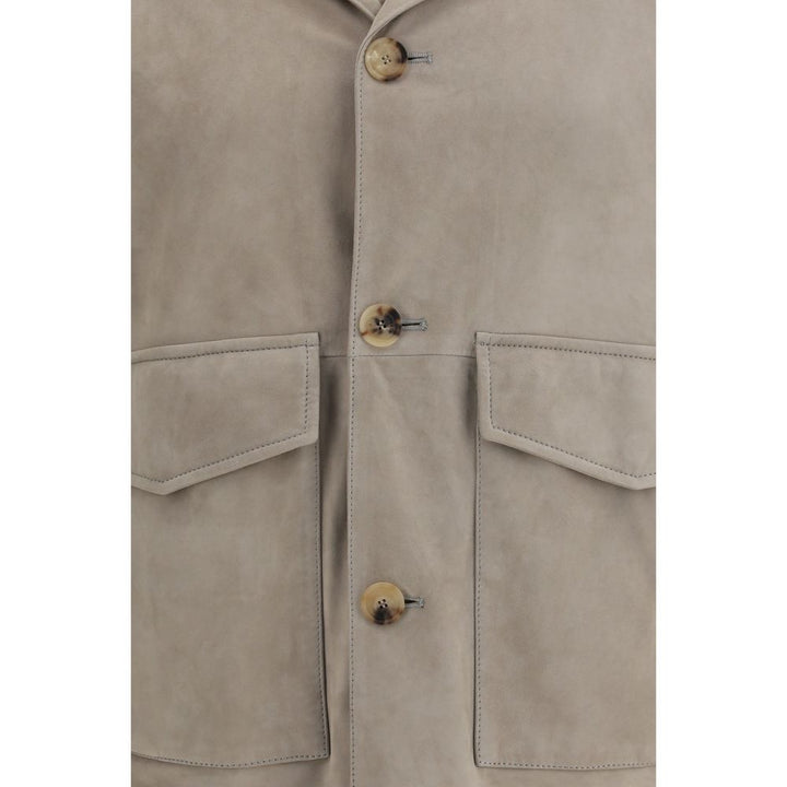 Brunello Cucinelli Bicolor Calf Leather Bos Taurus Clothing