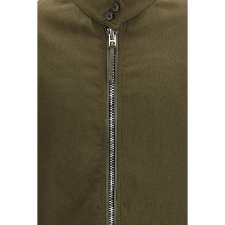 Tom Ford Bicolor Wool Full-Length Jacket
