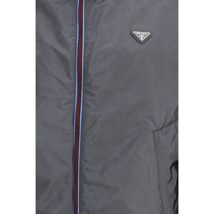 Prada Gray Recycled Polyamide Clothing