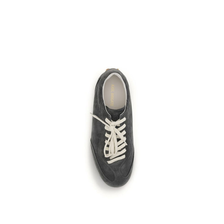 Axel Arigato Gray Calf Leather Bos Taurus Low Top Sneakers