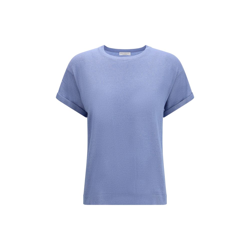 Brunello Cucinelli 無地 カットソー ブルー サイズM 48 Brunello Cucinelli Blue Nylon T-Shirt – SEYMAYKA