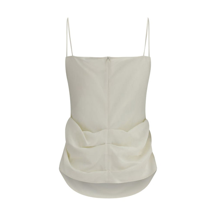 Magda Butrym Beige Silk Blouse
