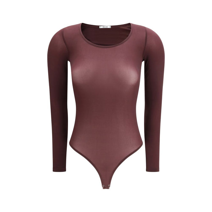 Wolford Purple Polyamide Bodysuit