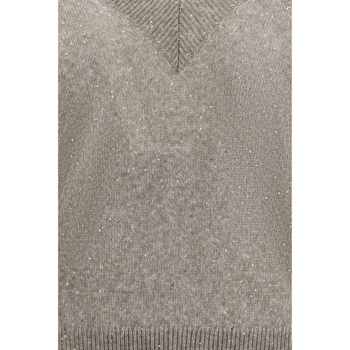 Brunello Cucinelli Brown Linen Sportswear