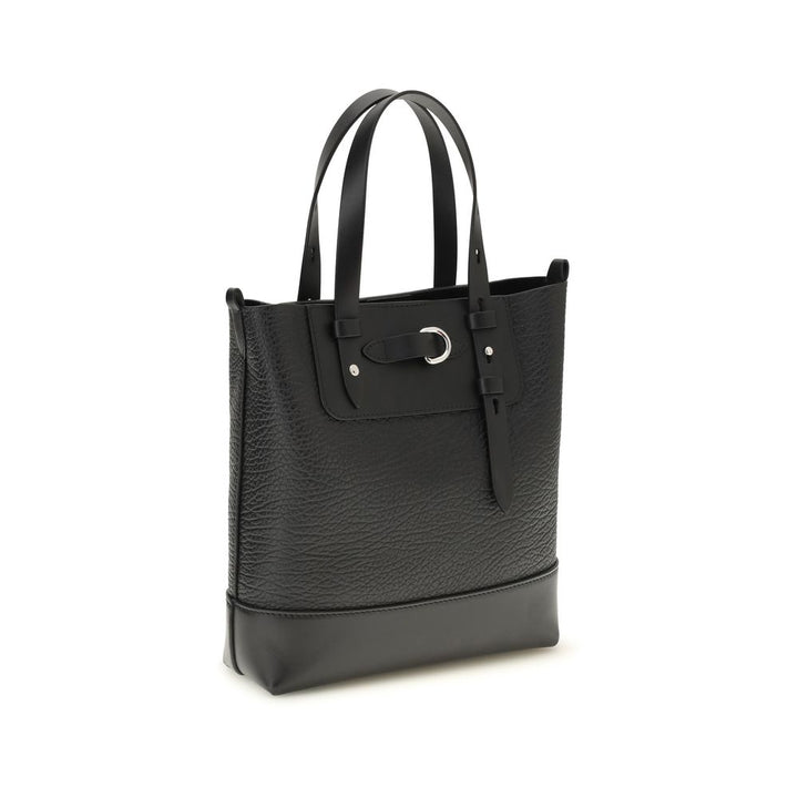 Maison Margiela Black Calf Leather Bos Taurus Shoulder Bag