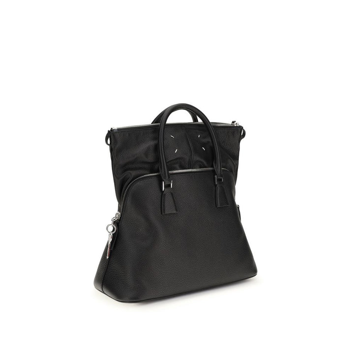 Margiela Black Calf Leather Bos Taurus Shoulder Bag