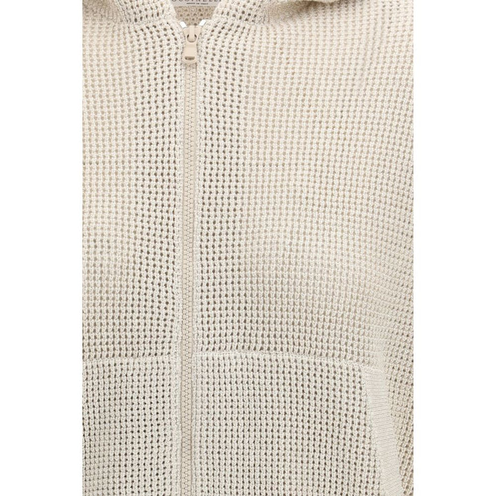 Brunello Cucinelli Beige Cotton Hoodie