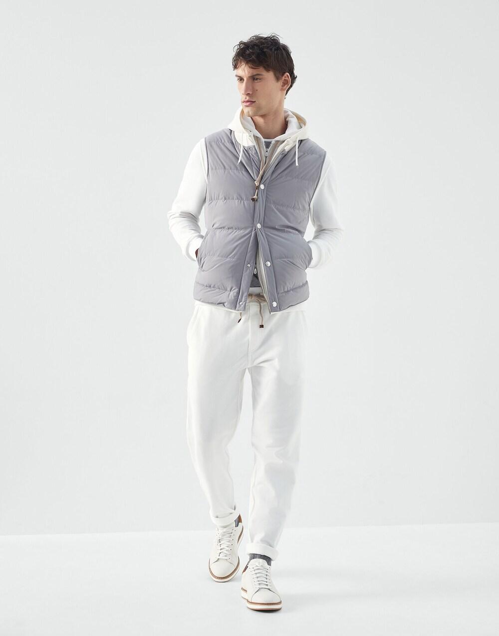 Brunello Cucinelli Gray Silk T-Shirt