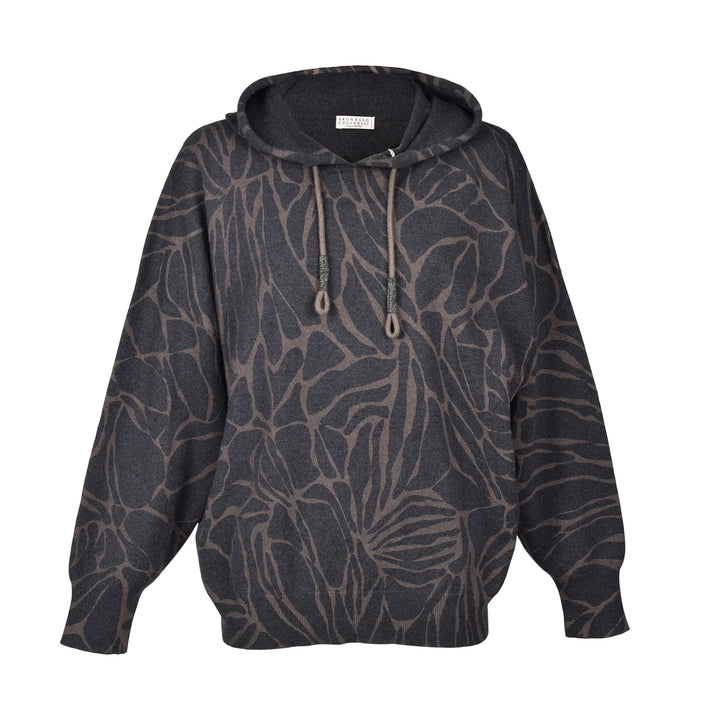 Brunello Cucinelli Black Wool Hoodie