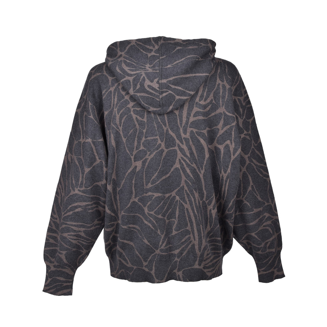 Brunello Cucinelli Black Wool Hoodie