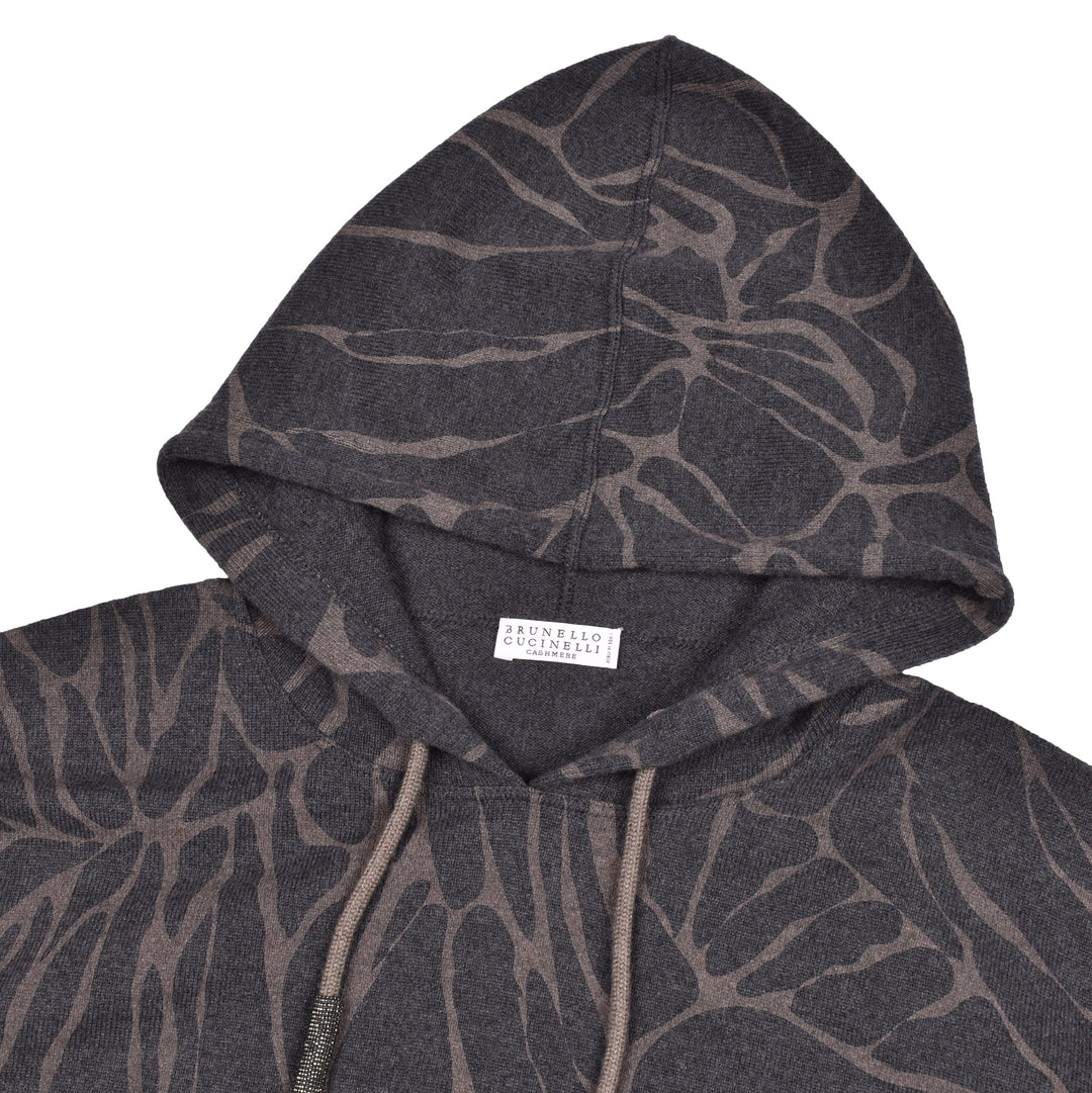 Brunello Cucinelli Black Wool Hoodie